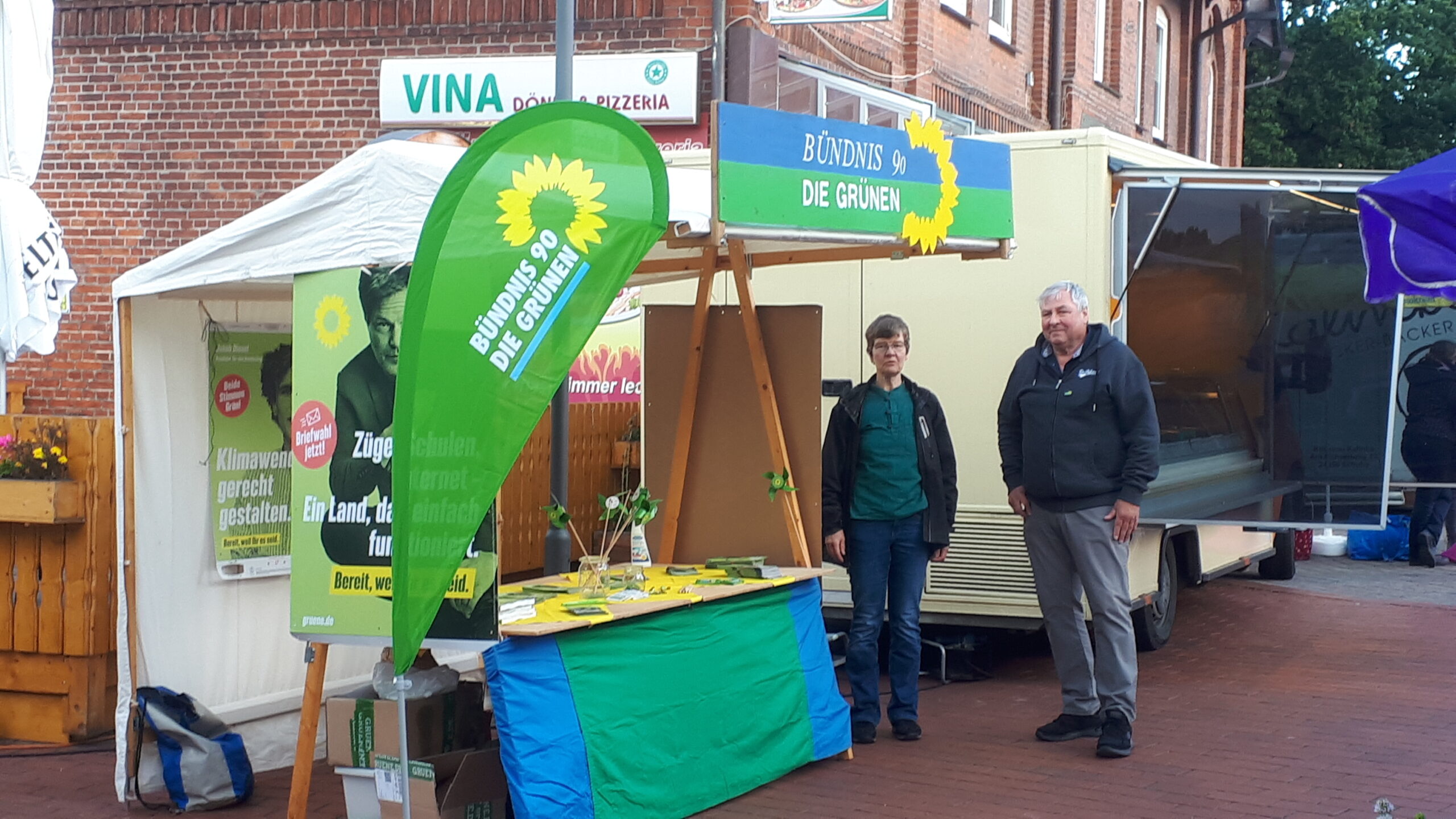 Infostand zur Bundestagswahl